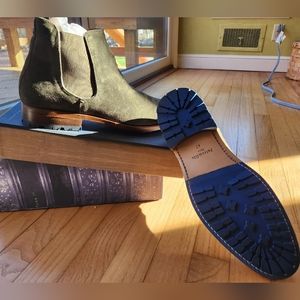 Paire and fils men's custom suede boots